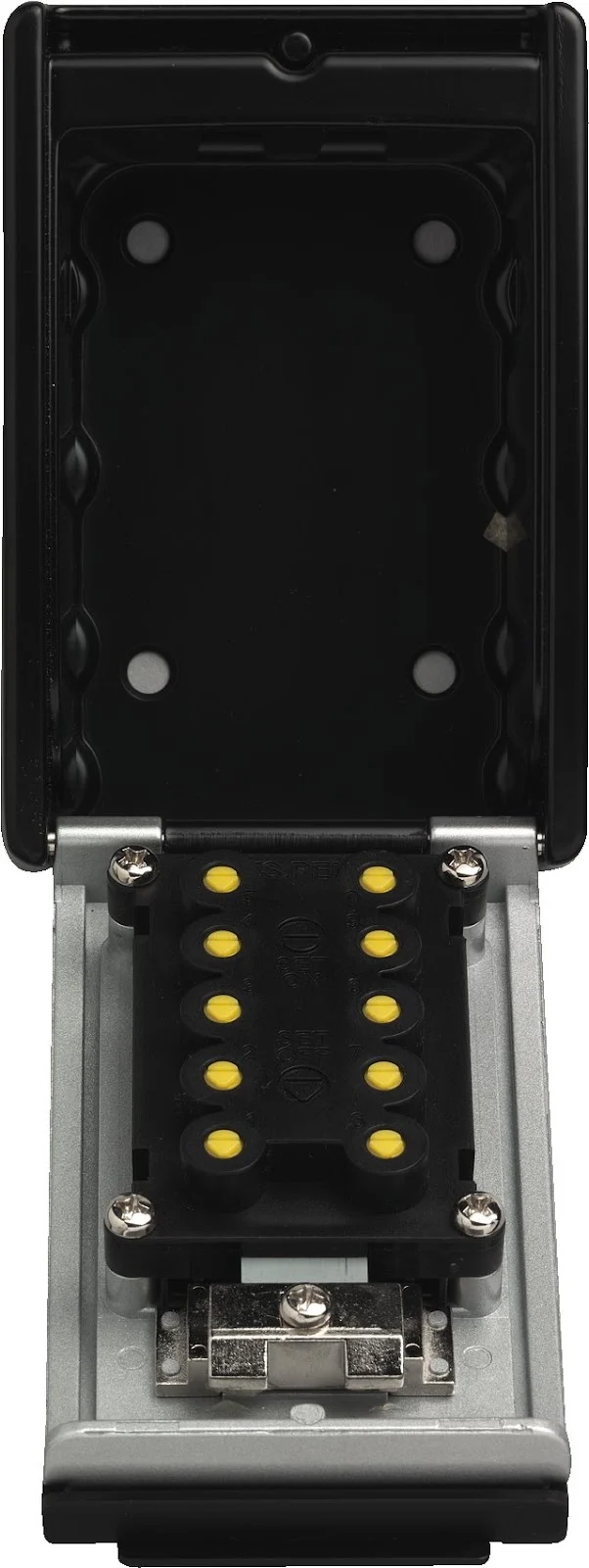 Abus Schlüsselbox KeyGarage 767 Wandmontage Schwarz/Silber