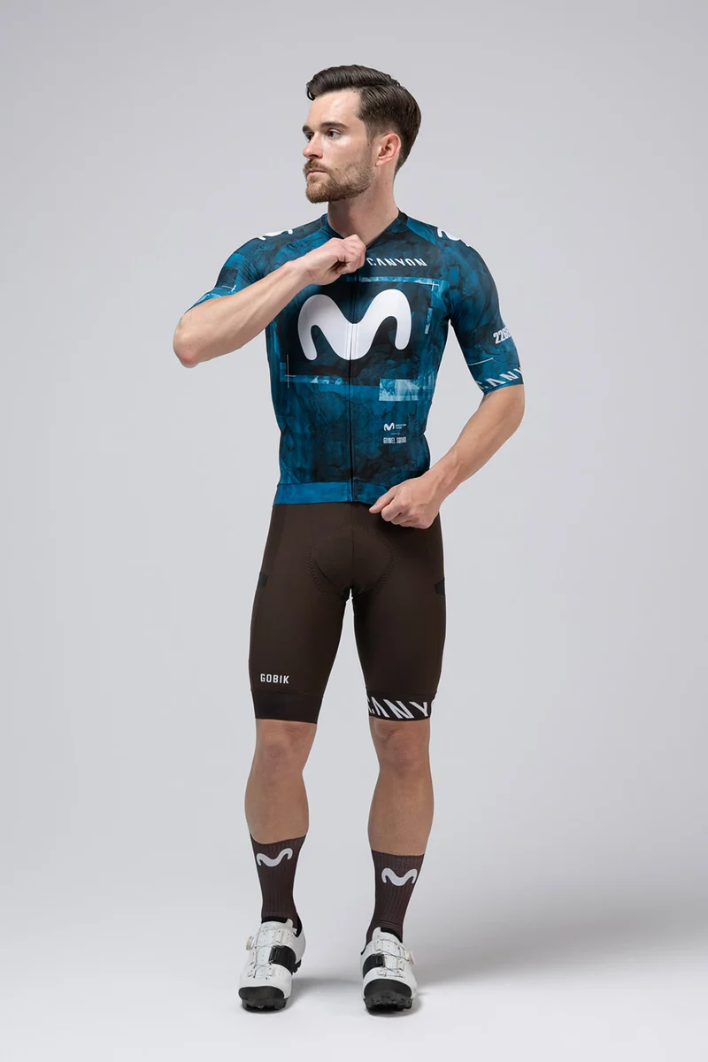 Gobik CX Pro 4.0 Kurzarmtrikot Unisex Movistar Team Gravel Squad 25