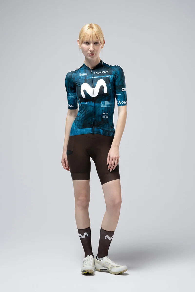 Gobik CX Pro 4.0 Kurzarmtrikot Unisex Movistar Team Gravel Squad 25