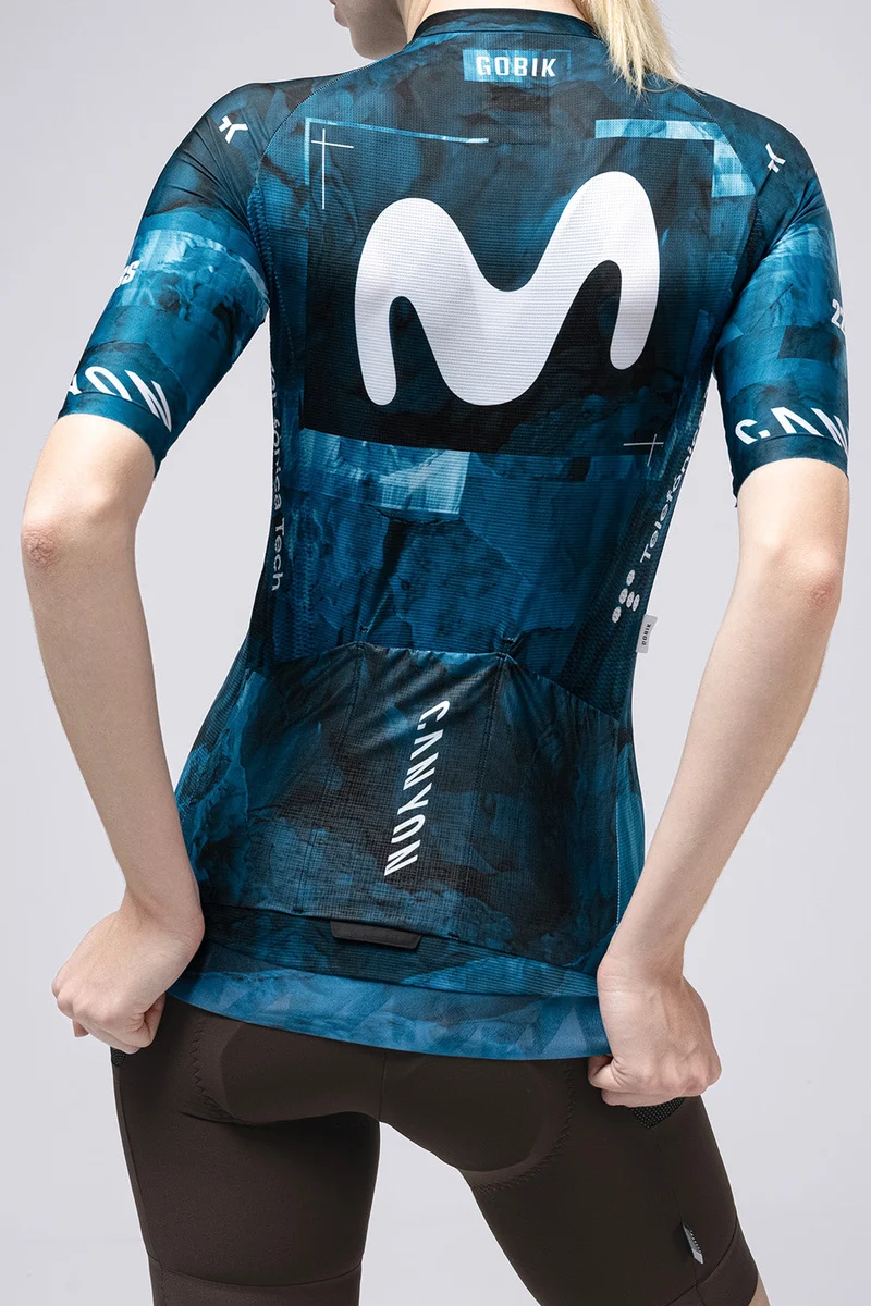 Gobik CX Pro 4.0 Kurzarmtrikot Unisex Movistar Team Gravel Squad 25
