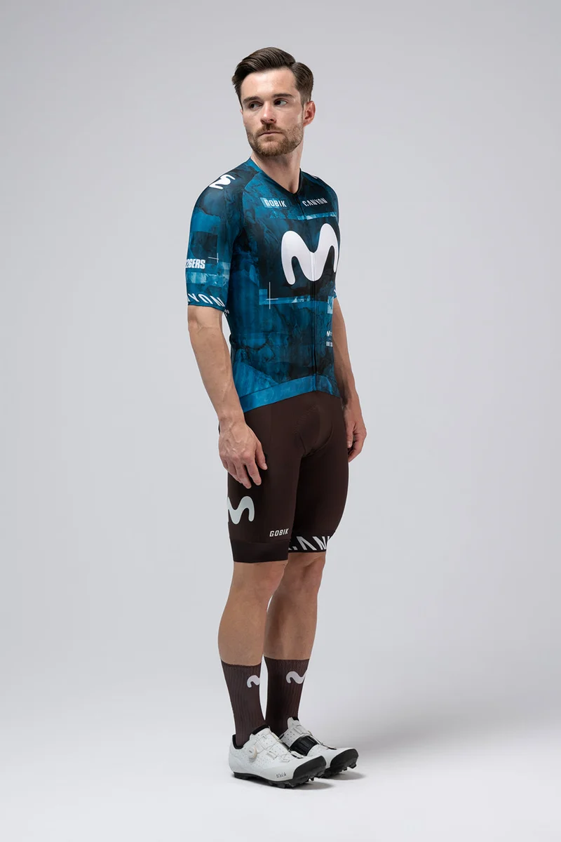 Gobik CX Pro 4.0 Kurzarmtrikot Unisex Movistar Team Gravel Squad 25