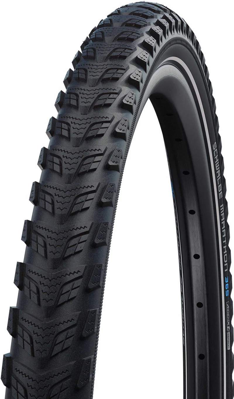 Schwalbe Marathon 365 GreenGuard, Performance Line, TwinSkin Drahtreifen 26" Addix 4Season black-reflex