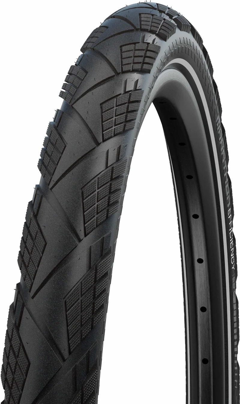 Schwalbe Marathon Efficiency Super Race, V-Guard, Evolution Line, Faltreifen 28" Addix Race black-reflex