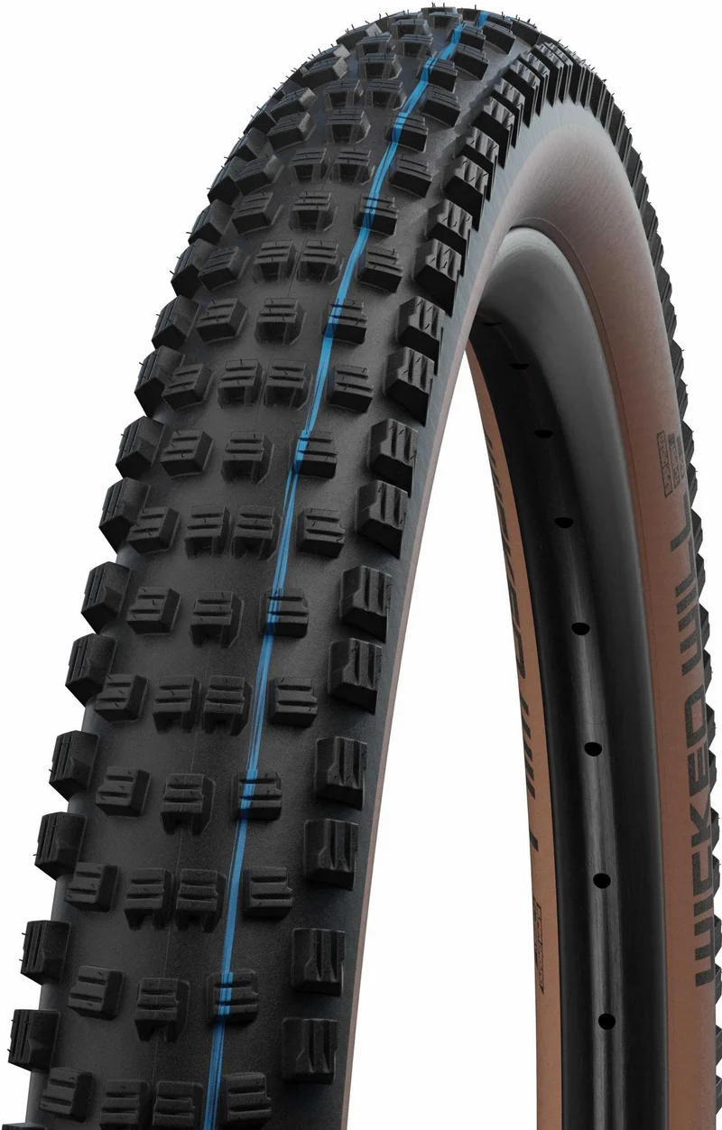 Schwalbe Wicked Will Super Ground, Evolution Line, TLE, SnakeSkin Faltreifen 27,5" Addix SpeedGrip bronze sidewall 62-584