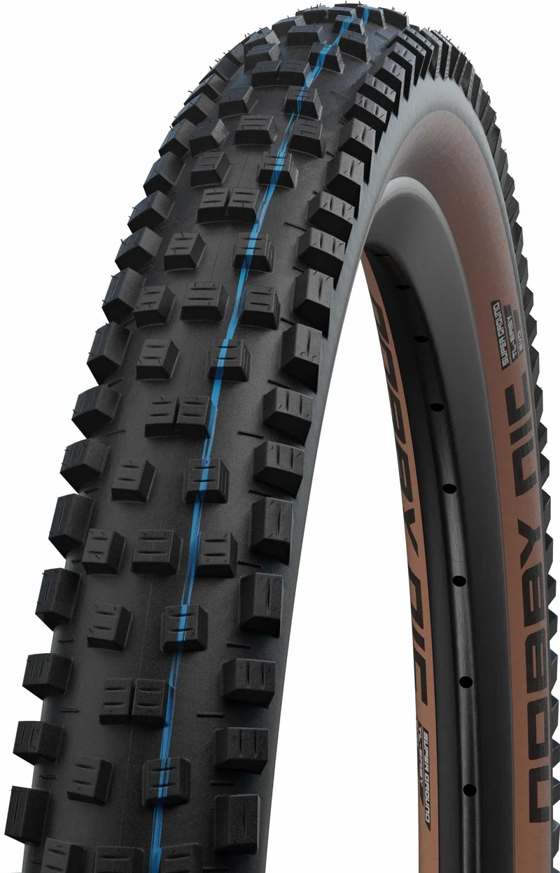 Schwalbe Nobby Nic Super Ground, Evolution Line, TLE, SnakeSkin Faltreifen 26" Addix SpeedGrip bronze sidewall 62-559