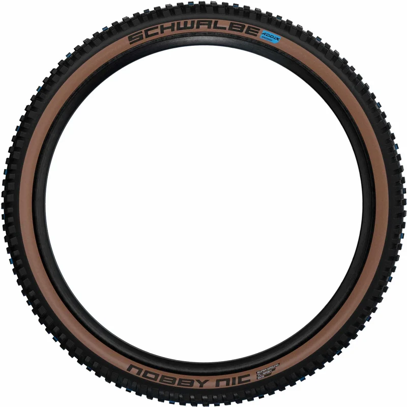 Schwalbe Nobby Nic Super Ground, Evolution Line, TLE, SnakeSkin Faltreifen 26" Addix SpeedGrip bronze sidewall 62-559