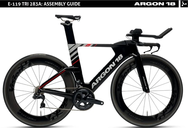 Argon18 Triathlon Rahmenset Carbon E-119 Tri (Größe M)