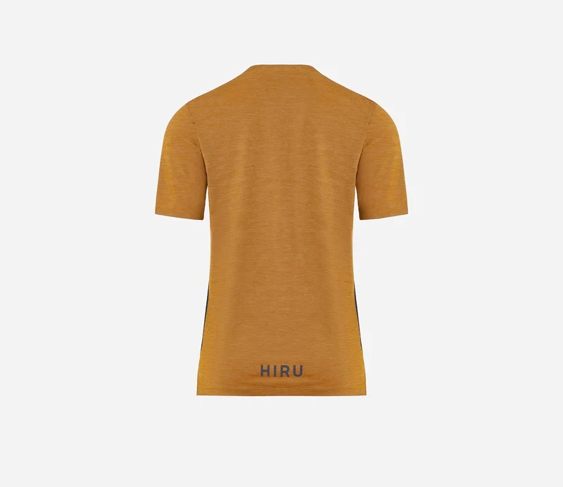 Hiru Advanced Kurzarm-T-Shirt Damen Senfgelb