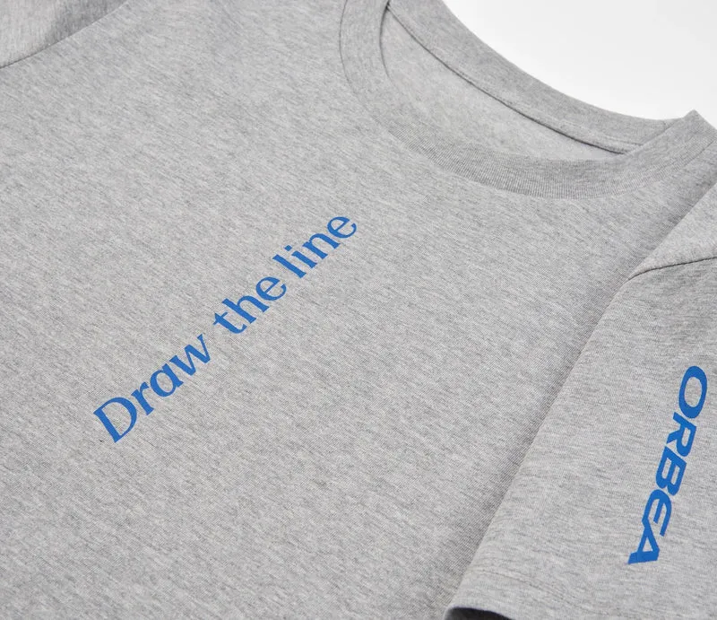Orbea Draw The Line Grey Kurzarm-T-Shirt Damen Grau