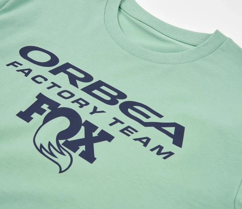 Orbea OFT Fox Jade Kurzarm-T-Shirt Unisex Mint