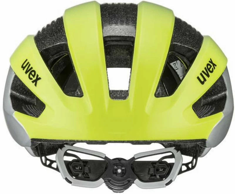 B-Ware - Uvex Rise CC Tocsen Rennrad-Helm neon yellow - silver matt (Gebrauchtware)