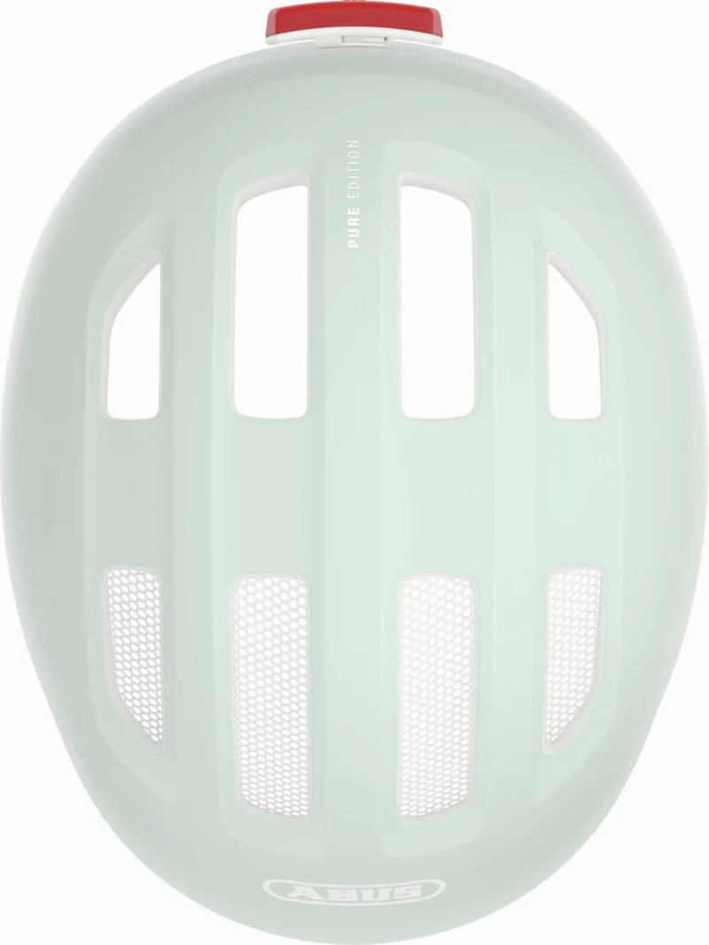 B-Ware - Abus Smiley 3.0 Ace LED Kinder-Helm pure mint (Gebrauchtware)