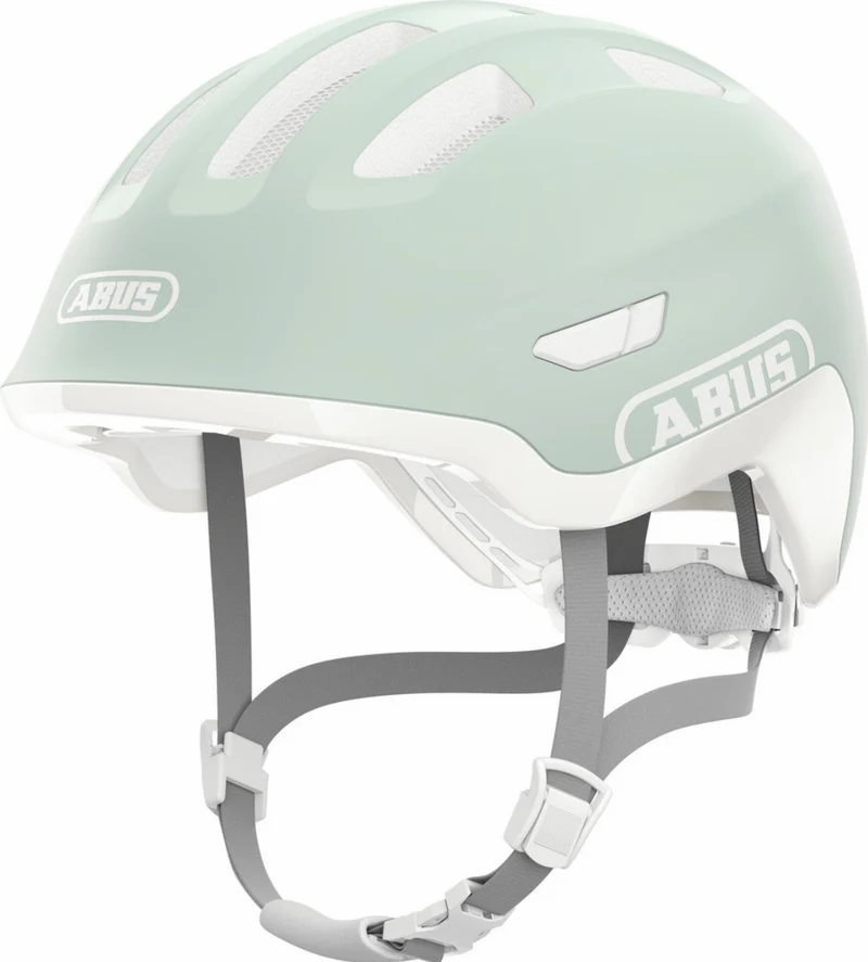 B-Ware - Abus Smiley 3.0 Ace LED Kinder-Helm pure mint (Gebrauchtware)