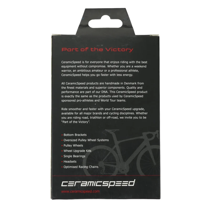 CeramicSpeed OSPW Schaltwerkkäfig für Shimano Dura Ace / Ultegra rot