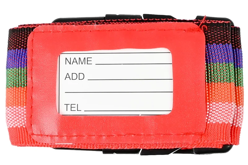 Koffer-Spanngurt multicolor – Breite ca. 5 cm, Länge ca. 183 cm, Farbe Regenbogen