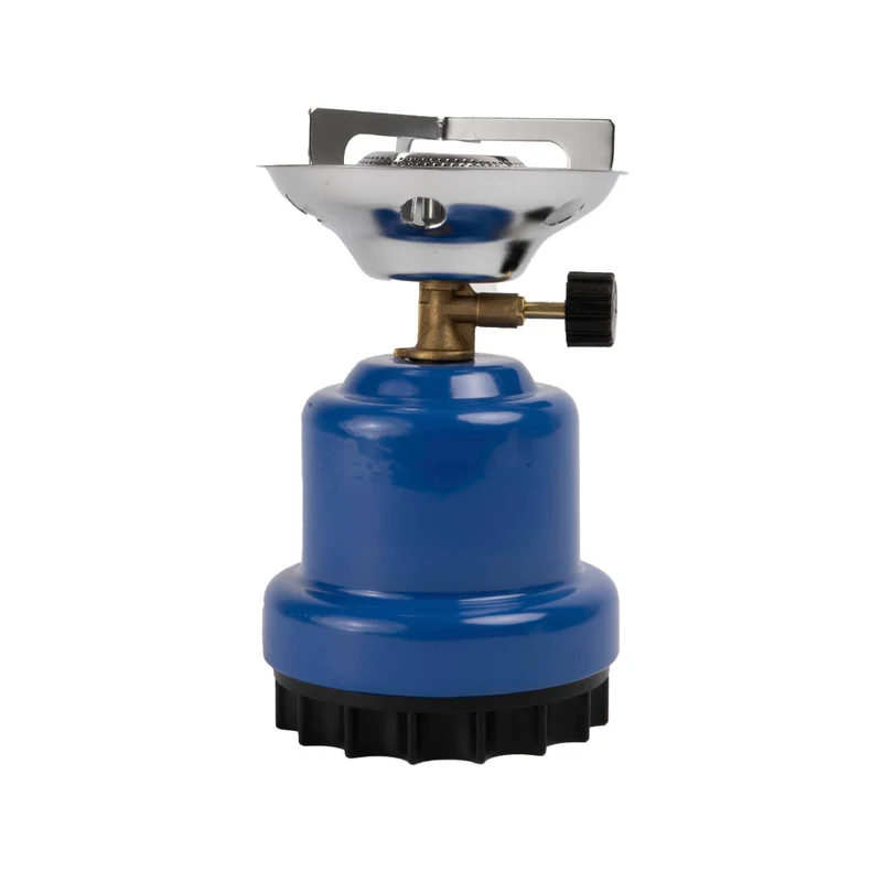 Campingkocher Metall blau
