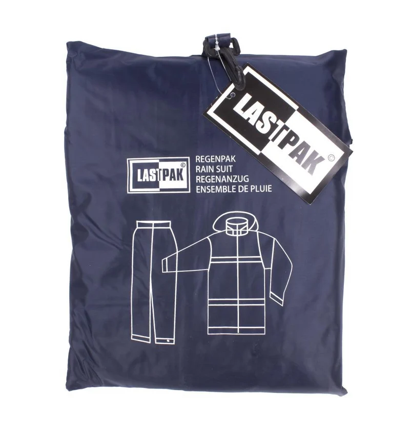 Regenanzug blau Größe L – Material Polyester