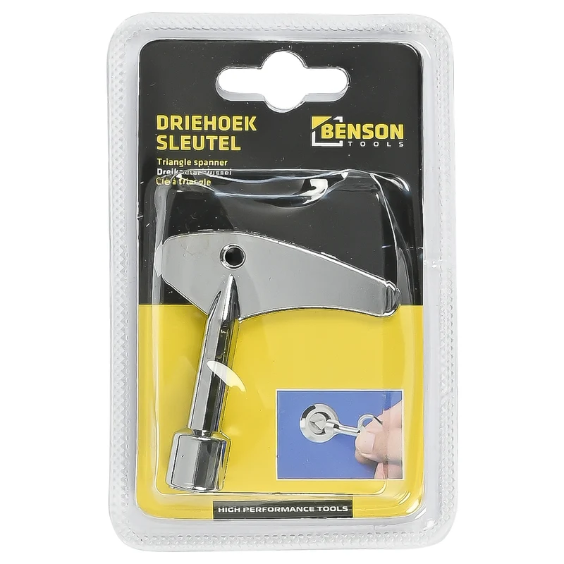 Dreikantschlüssel 60 x 55 mm – Dreiecksgröße 8 mm, Schlüssellänge 60 mm, 8 mm, 60 mm