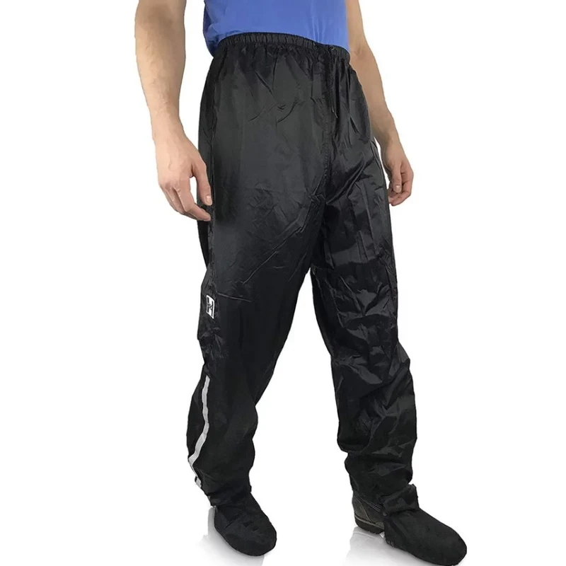 Pantalon imperméable à fermeture éclair et guêtres intégrées
