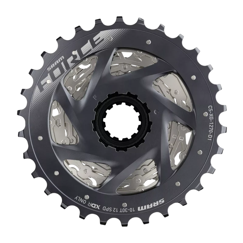 SRAM Force XG-1270 Kassette 12-fach | 10–28 Zähne | XDR Freilauf | Rennrad