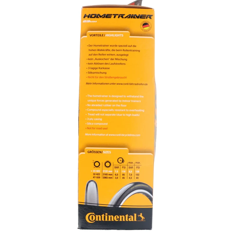 Continental Hometrainer Faltreifen 28 Zoll 23 mm (23-622)