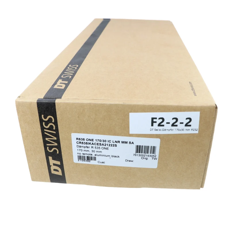DT Swiss Dämpfer R 535 One 170x30 mm Lever inkl. Dämpferpumpe