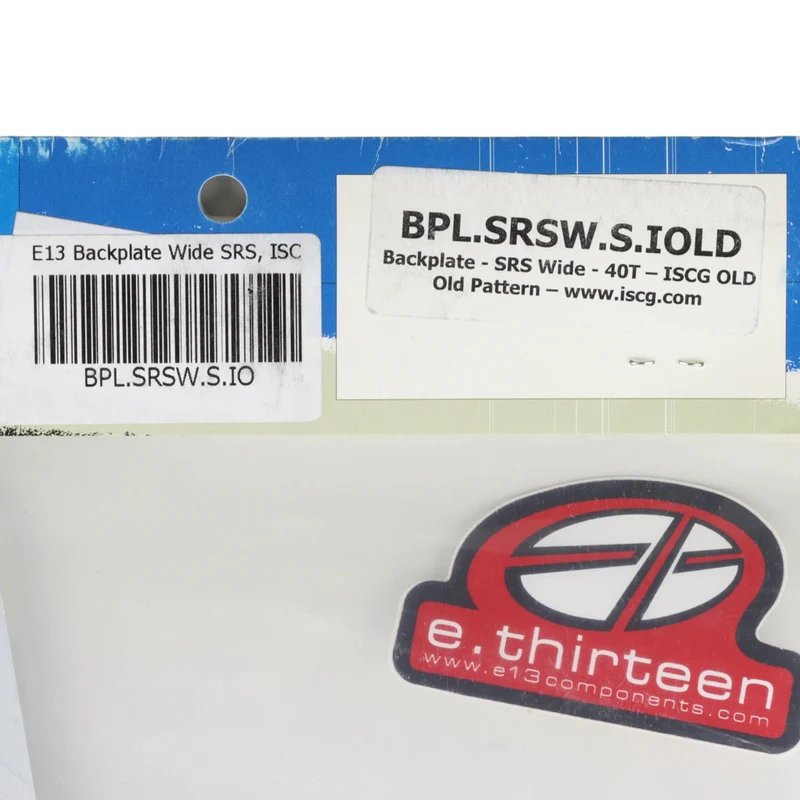 E Thirteen Backplate SRS Wide ISCG OLD