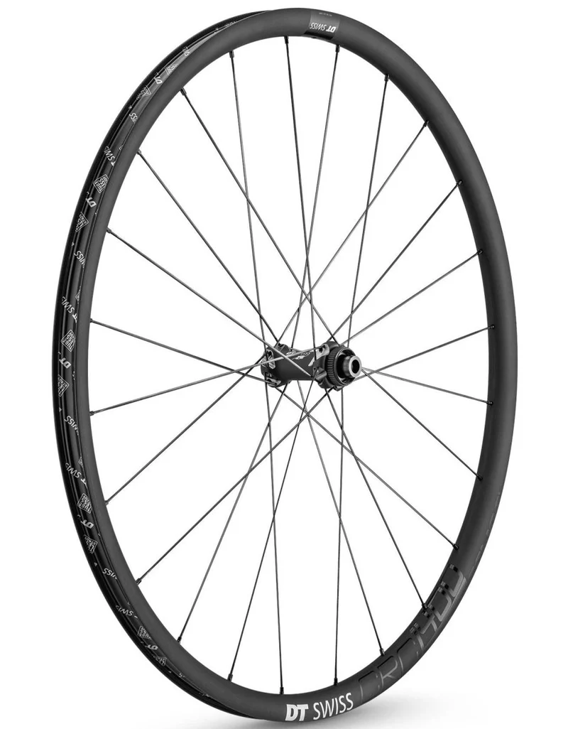 DT Swiss Vorderrad CRC1400 Spline 24 Carbon 700C Disc 12x100mm Schwarz