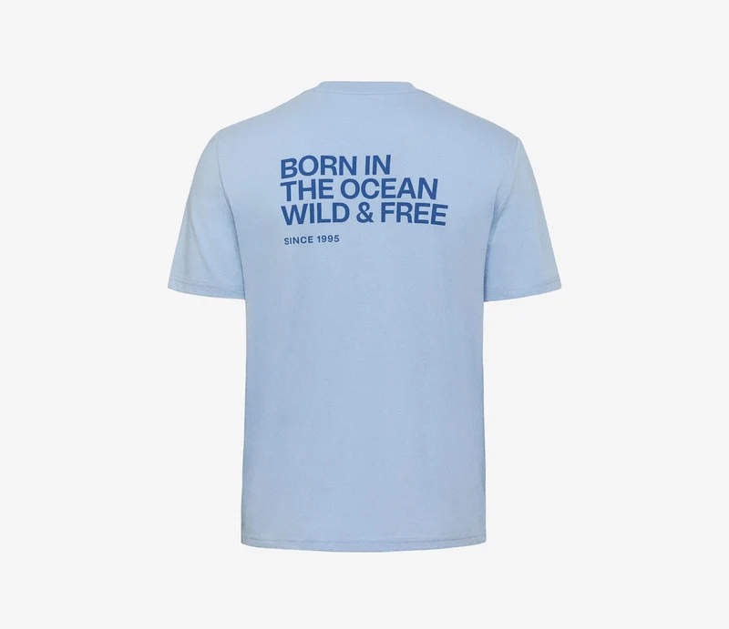 Orca Ocean Tee Kurzarm-T-Shirt Unisex Soul Blau