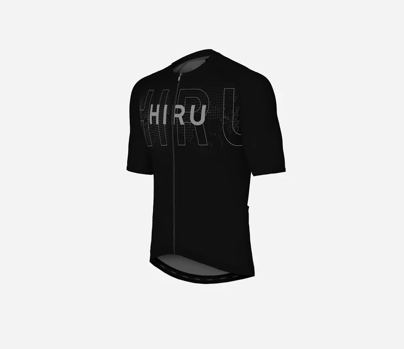 Hiru Core Kurzarmtrikot Herren Schwarz