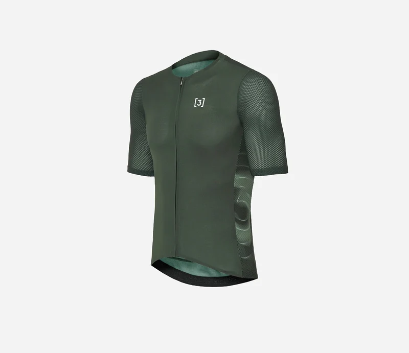Hiru Lab Race Kurzarmtrikot Herren Grün