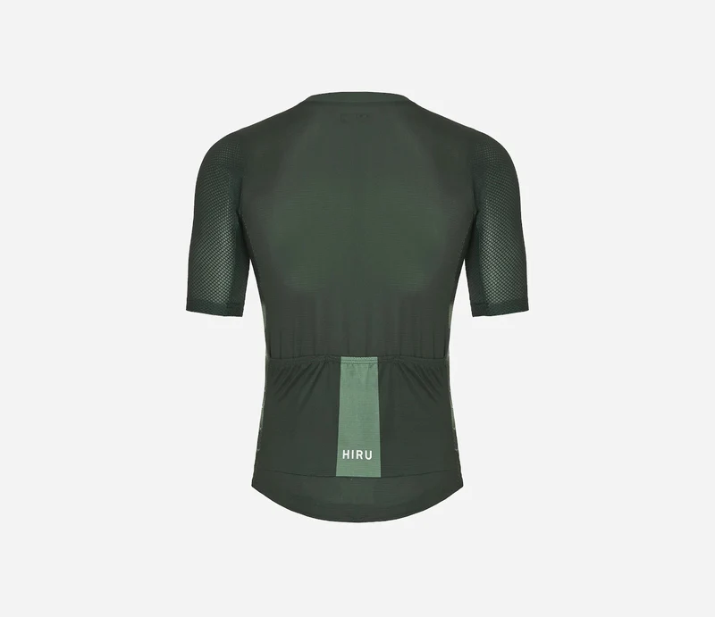 Hiru Lab Race Kurzarmtrikot Herren Grün