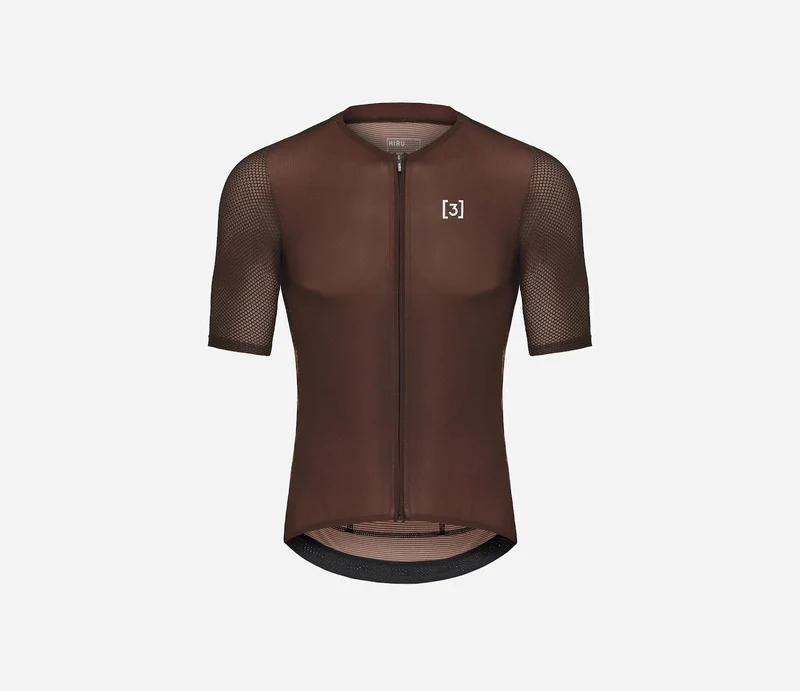 Hiru Lab Race Kurzarmtrikot Herren Schokolade