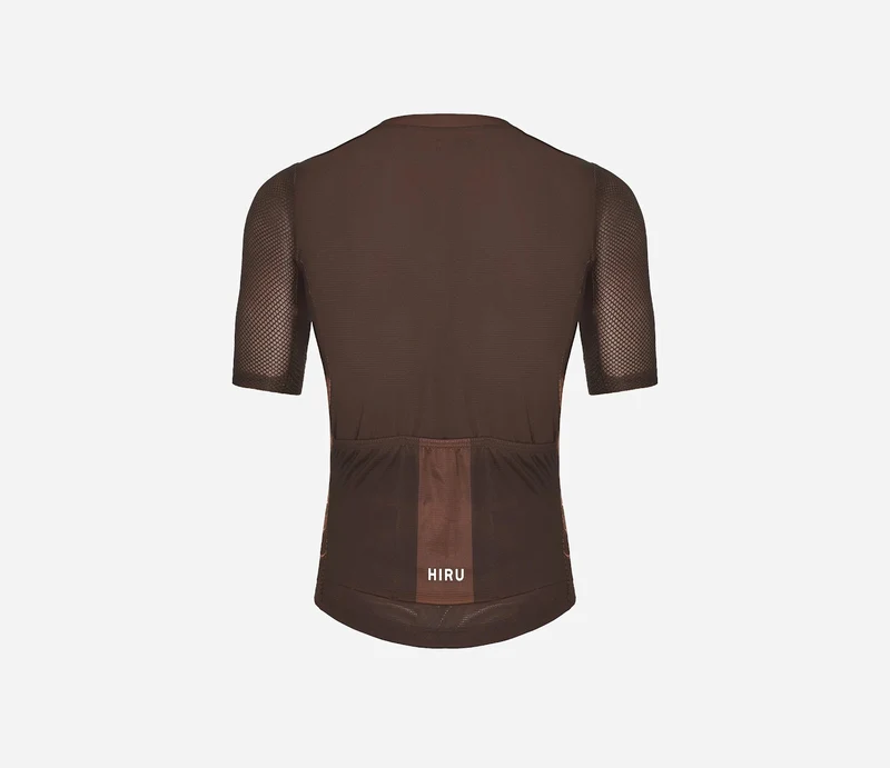 Hiru Lab Race Kurzarmtrikot Herren Schokolade