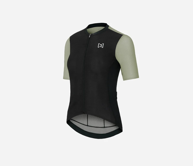 Hiru Lab Kurzarmtrikot Damen Beige