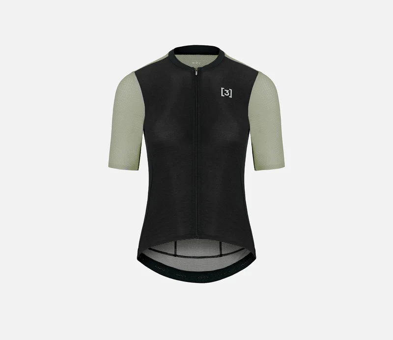 Hiru Lab Kurzarmtrikot Damen Beige