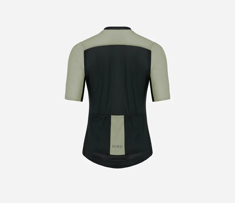 Hiru Lab Kurzarmtrikot Damen Beige