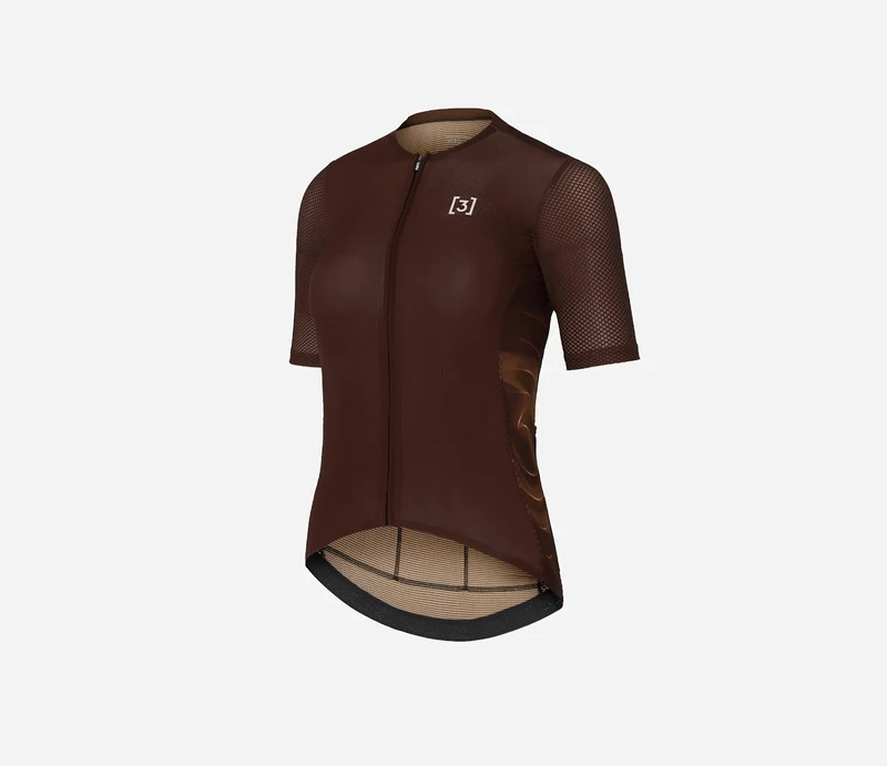 Hiru Lab Race Kurzarmtrikot Damen Schokolade