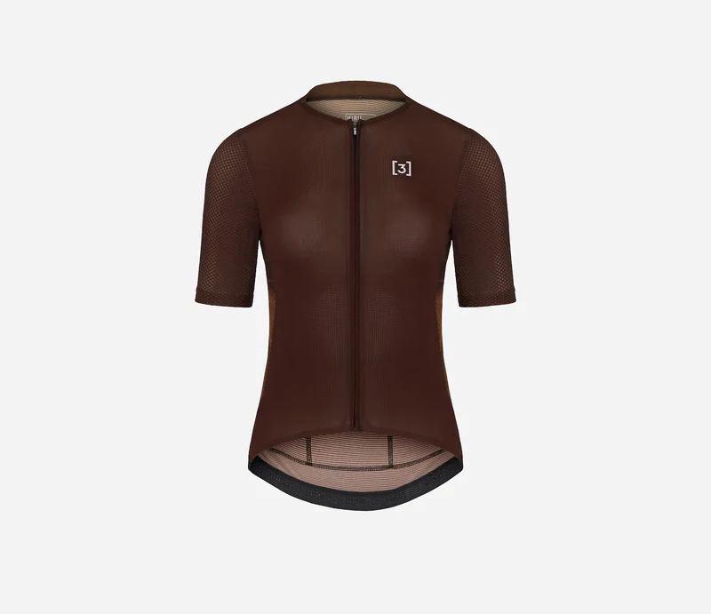 Hiru Lab Race Kurzarmtrikot Damen Schokolade