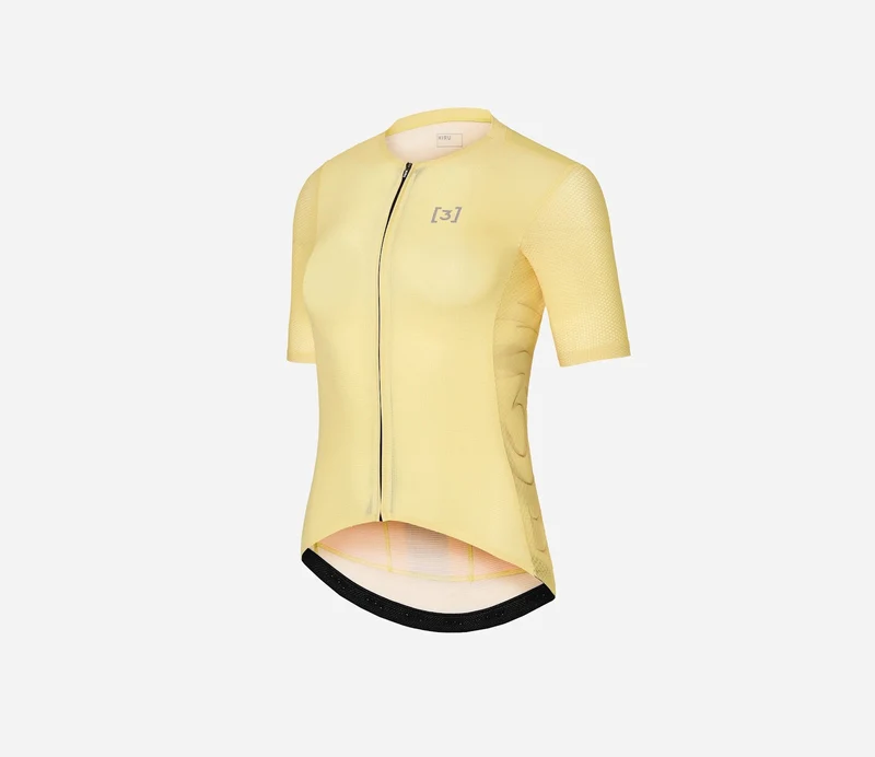 Hiru Lab Race Kurzarmtrikot Damen Gelb