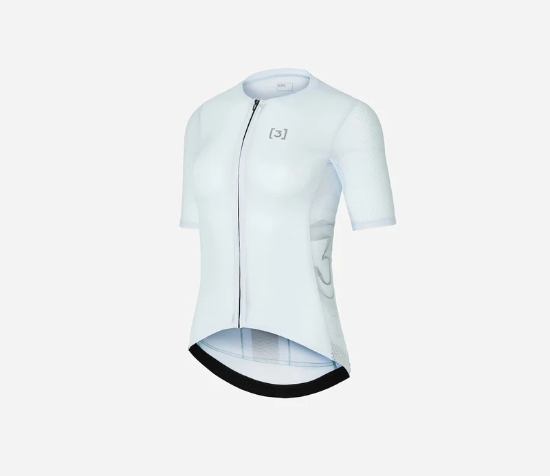 Hiru Lab Race Kurzarmtrikot Damen Grau