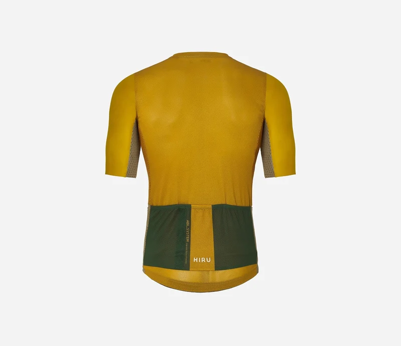 Hiru Advanced Cargo Kurzarmtrikot Herren Senfgelb
