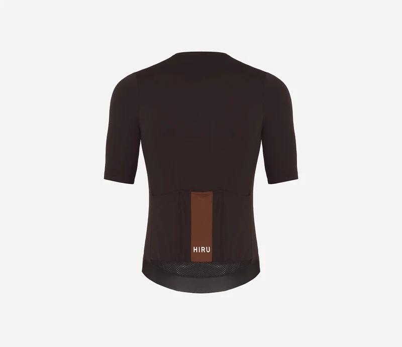 Hiru Advanced Kurzarmtrikot Herren Schokolade