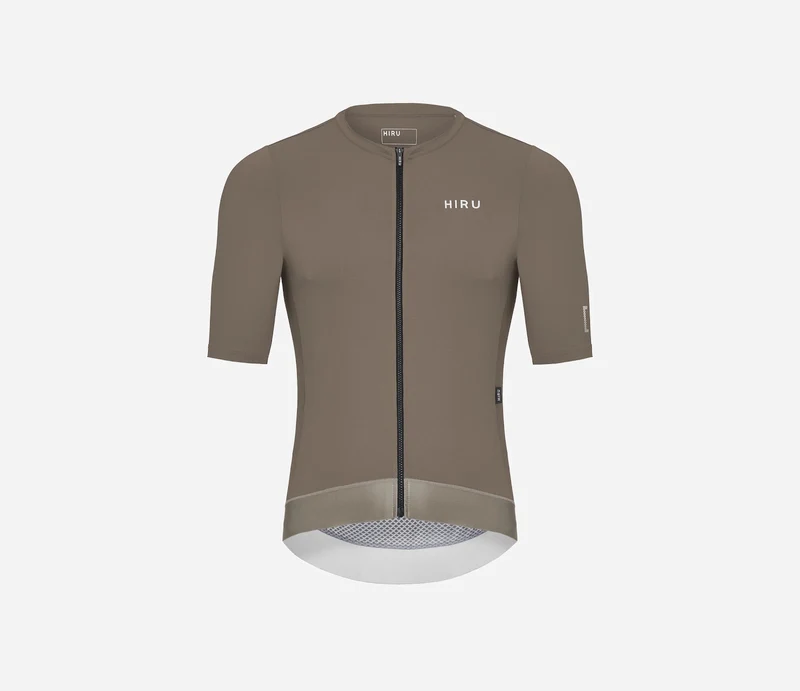 Hiru Advanced Kurzarmtrikot Herren Steingrau