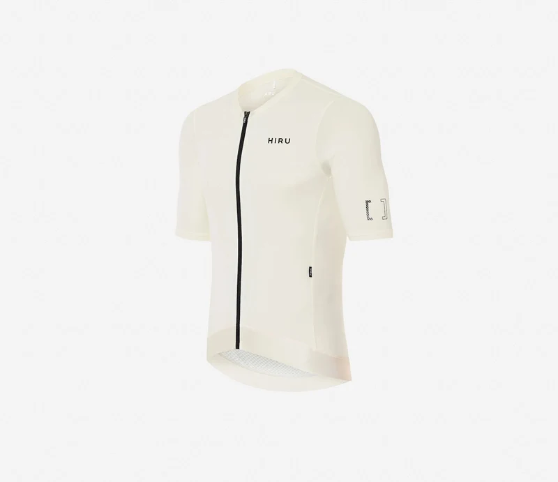 Hiru Advanced Kurzarmtrikot Herren Knochenweiß