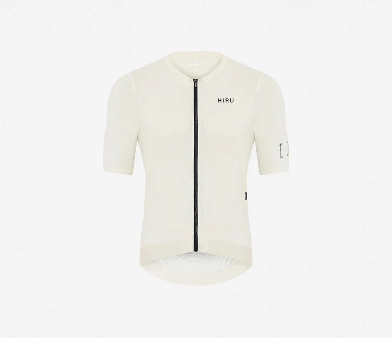 Hiru Advanced Kurzarmtrikot Herren Knochenweiß
