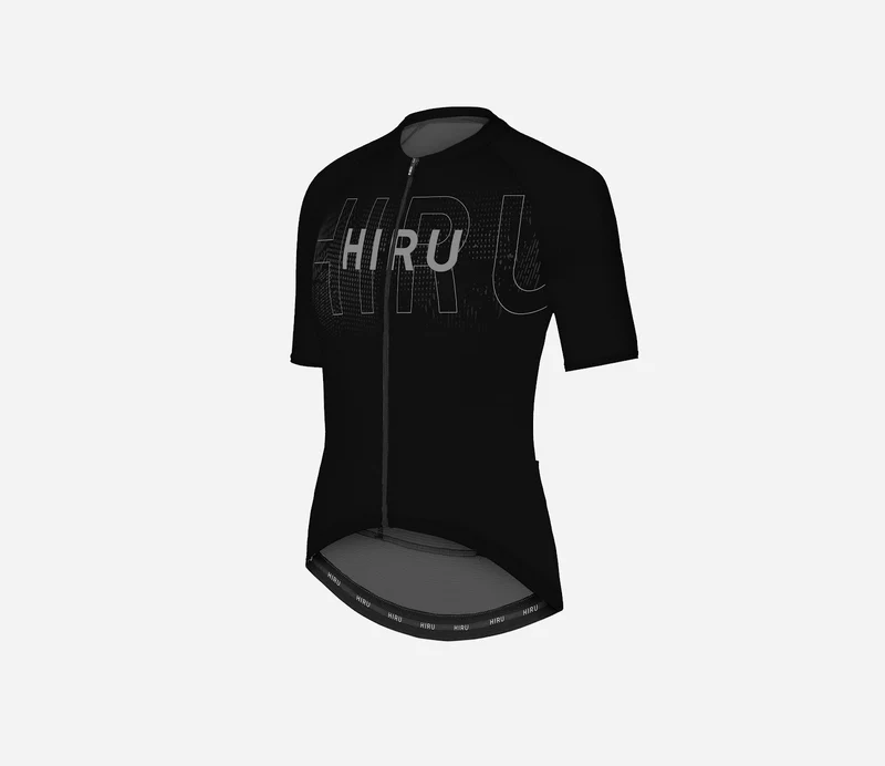 Hiru Core Kurzarmtrikot Damen Schwarz