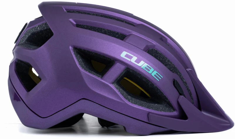 Cube Offpath Mips MTB-Helm purple