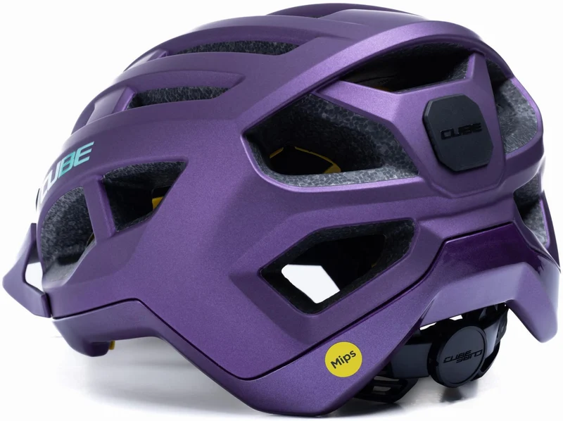 Cube Offpath Mips MTB-Helm purple