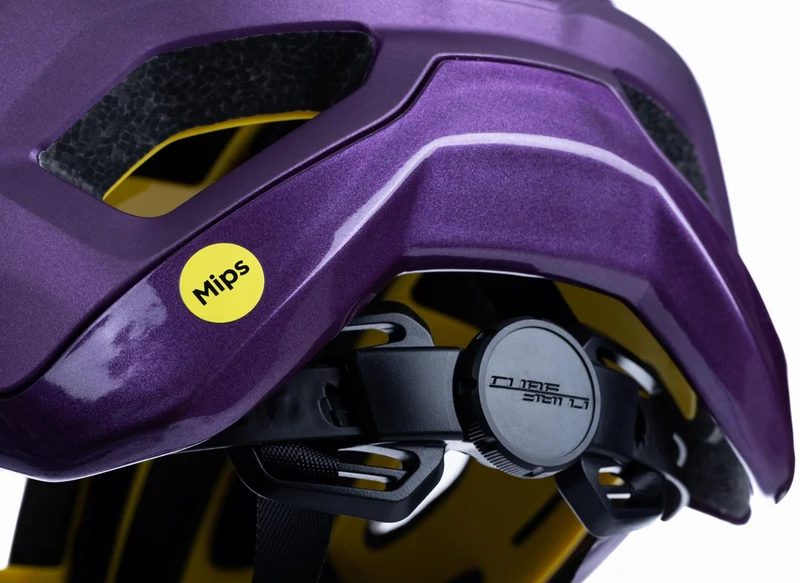 Cube Offpath Mips MTB-Helm purple